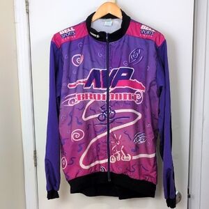 SUGOI PURPLE VINTAGE BICYCLE JACKET SIZE LARGE